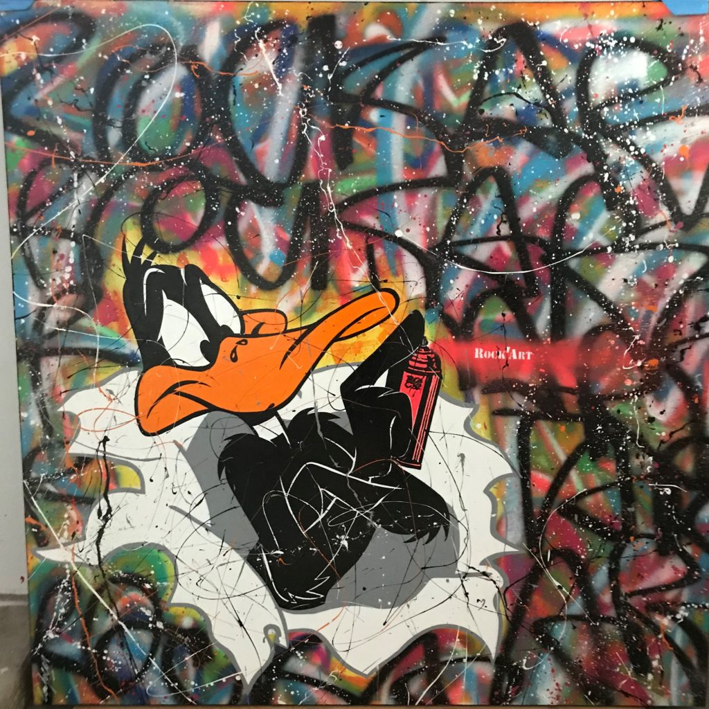 Peinture Daffy Duck by Capocci
