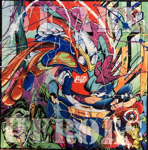 Comics ChromaLuxe 60 x 60 cm.