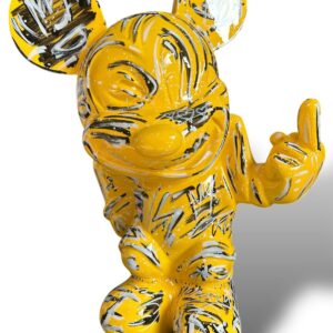 Va Te Faire M. Jaune Graffé 50 cm